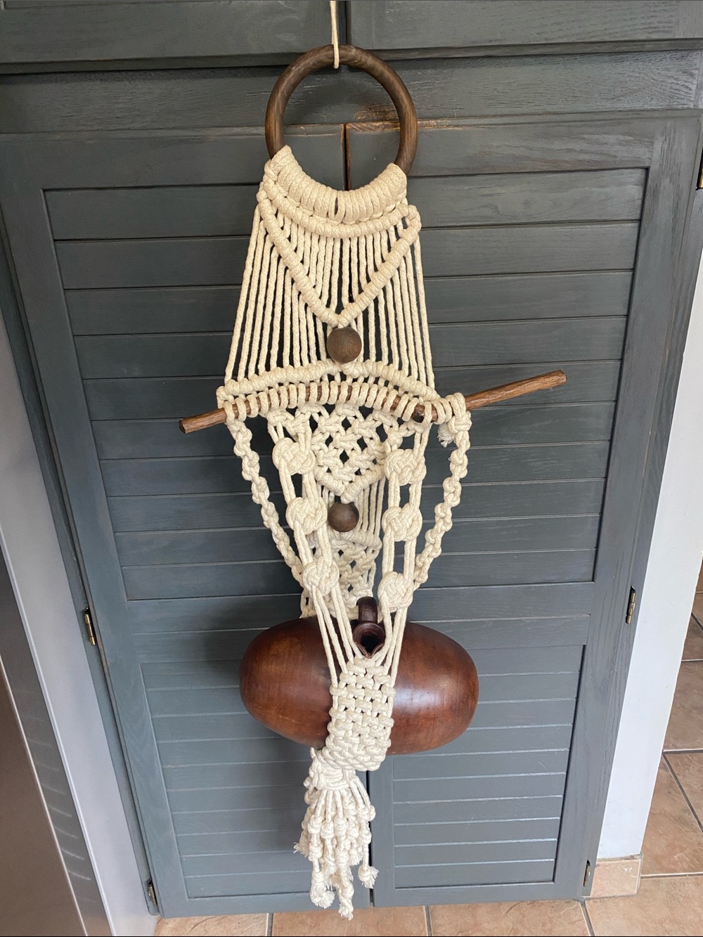 Vintage Macrame  Wall Hanging